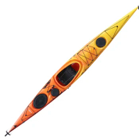 Professional Single seat Long distance touring kayak Plastic canoe kayak