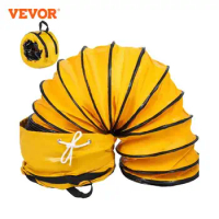VEVOR 25FT Flexible PVC Exhaust Duct Hose 12inch 10inch Diameter for Ventilation in Factory, Basement, Tunnel, Warehouse &amp; Mine