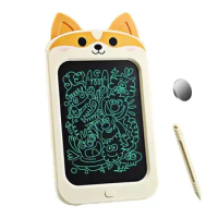 LCD Writing Tablet For Kids 10 Inch Drawing Tablet Cute Kids Doodle Board Screen Lock Battery Operated Children's Drawing Board