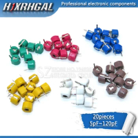 20pcs JML06-1 6mm 5PF 10PF 20PF 30PF 40PF 50PF 60PF 70PF 120PF trimmer Adjustable capacitor 20P 30P 40P 50P 60P 70P hjxrhgal