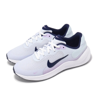 NIKE 耐吉 慢跑鞋 Revolution 7 GS 大童 女鞋 灰 紫 透氣 緩震 輕量 運動鞋(FB7689-004)