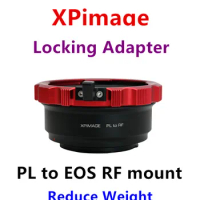 XPimage Adapter ring for PL Lens to CANON RF Fullframe Cine Camera.PL to RED Canon EOS RP/R5/R6/R7 KOMODO/V-RAPTOR Lightweight