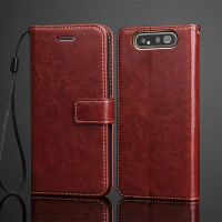case for Samsung Galaxy A80 A805F A8050 card holder cover case Pu leather Flip Cover Retro wallet phone bag fitted case business