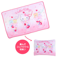 真愛日本 kitty 蘇打汽水 涼冷感毯子 冷氣毯 附收納袋 小被子 午睡毯 禮物 ID53