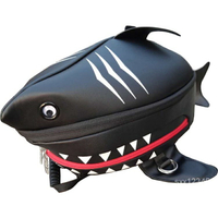 【限時折扣】動物款鯊魚包背包摩托車包磁鐵油箱包頭盔包防水後座包機車尾包