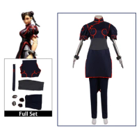 Game Street Fighter Costumes Chun-Li Cosplay Animation Cheongsam Lion Dance Performance Clothes Halloween Carnival Costumes