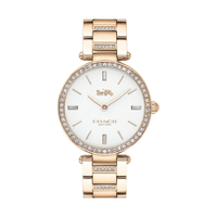 COACH 美國頂尖精品珠寶造型時尚腕錶-玫瑰金-14503094