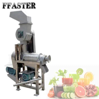 Large-Scale Commercial Screw Juicer, Apple Crushing Juicer, Grape Fruit and Vegetable Press, Food Waste Dehydration Equipment