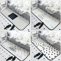 時尚創意地墊247 廚房浴室衛生間臥室床邊門廳 吸水長條防滑地毯(50*150cm)