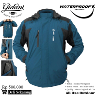 Jaket Gunung Pria Waterproof 100% All Use Jaket windproof n Waterproof Pria