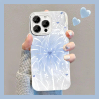 เคสโทรศัพท์ Samsung S24ultra, การออกแบบดอกไม้ไฟรัก, สไตล์ S24/S23ins, S21fe/S20fe, การออกแบบที่เรียบ