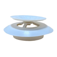 【金德恩】一組2入浴缸排水口按壓水塞(浴缸塞 水孔蓋 蓄水器 浴缸塞 地漏蓋)