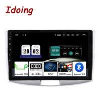 Idoing 10.2"Car Android Radio Multimedia Player For Volkswagen passat 7 B7 2010-2015 PX6 4G+64G GPS Navigation Head Unit No2din