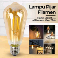 Lampu Pijar Filamen Vintage Lumment 4W 4 Watt Kuning Warm White Cafe Edison