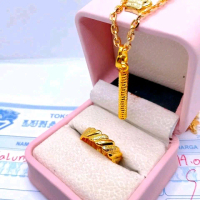 Luna Perhiasan94 | Kalung Bambu Free Cincin Spring Emas Muda Free Surat Fashion Kekinian Terlaris