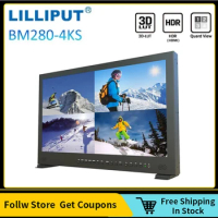 LILLIPUT BM280-4KS 28 Inch Broadcast Director 3840x2160 Ultra HD Monitor HDR 3D LUT HDMI-compatible SDI 4K