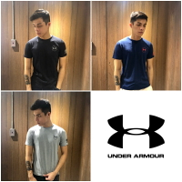 美國百分百【全新真品】Under Armour 短袖 棉質 彈性貼身 T恤 青年版 UA 運動 上衣 Logo 短T 三色 AA53