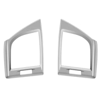 For Toyota Alphard 40 Series 2023+ RHD Silver Dashboard Air Condition Vent Outlet Cover Trim Frame Sticker