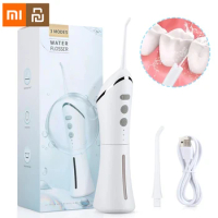New Xiaomi Mijia Oral Irrigator Dental Irrigator Detachable Portable Ultrasonic Teeth Oral Flusher water pick Tooth Cleaner