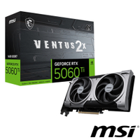 MSI微星 GeForce RTX 5060 Ti 16G VENTUS 2X PLUS 顯示卡