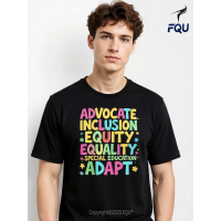FQU Special Education SPED Teachers Autism Teacher Inspirational T-shirt Spoof Sports Team for Hallo
