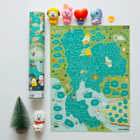 SEOULR | BT21 - Thai Scratch Map_Thai Thai