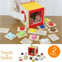 益智玩具盲拼盒幼兒手腦配合啟蒙玩具觸摸猜物木製玩具