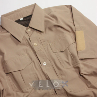 Kemeja Velox Tactical Pria Lengan Pendek Outdoor - Premium Soft Ripstop Nyaman Keren - Kemeja Paspam