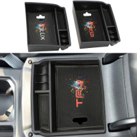 Hộp lưu trữ tay vịn, Thích hợp cho Hilux và Fortuner 2016-2018, Vừa vặn tùy chỉnh, Khay nhiều phần, 