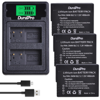 DMW-BLC12 DMW-BLC12E pin với Bộ sạc cho Panasonic Lumix DMC-G5 DMC-G6 DMC-G7 DMC-G85 DMC-GH2 DMC-GX8 DMC-FZ200 DMC-FZ1000