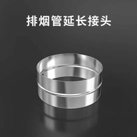 【免運】抽油煙機 煙管管道對接接口 排風管 直通轉接頭 內外排氣管 延長接口管