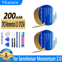 200mAh YKaiserin Battery CP1254 1st 2nd 3rd Left Right for Sennheiser Momentum True Wireless 2 Headset Bateria
