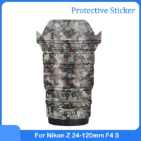 Decal Skin For Nikon Z 24-120mm F4 S Camera Lens Sticker Vinyl Wrap Anti-Scratch Protective Film Z24-120 24-120 F/4 F4S F/4S
