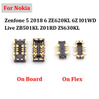 2-5Pcs Battery Holder Plug Inner FPC Connector Clip Board For Asus Zenfone 5 2018 6 ZE620KL 6Z I01WD Live ZB501KL Z01RD ZS630KL