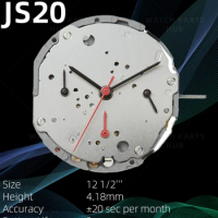 New Miyota JS20 Watch Movement Citizen Genuine Original Quartz Mouvement Automatic Movement 6 Hands Date At 3:00 Watch Parts