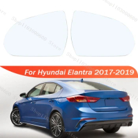 For Hyundai Elantra 2017 2018 2019 Car Rearview Door Side Mirror Lens Glass 87611F2580 87621F2580