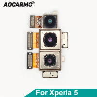 Aocarmo Three Back Rear Main Camera Module Flex Cable For SONY Xperia 5 / X5 J8210 J9210 Replacement