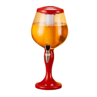 ตู้เบียร์เชิงพาณิชย์ขนาด 3 ลิตร - ทาวเวอร์เบียร์พกพาพร้อมคอลัมน์น้ำแข็ง LED สีสำหรับบาร์/KTV/บ้าน ระ