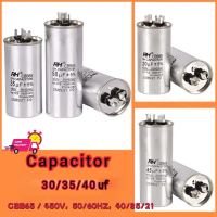 คาปาซิเตอร์ แอร์ / Capacitor CBB65 / 450V 30/35 #แคปรัน 50/60HZ,40/85/21