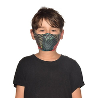 西班牙《ＢＵＦＦ》Filter Mask Kids-Coolnet抗UV可替換濾網口罩(Stony Green神秘圖紋)