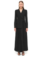 ชุด Midi เดรสผู้หญิง Alexandra Belted Blazer PS26 สีดำ