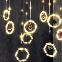 【Treewalker露遊】LED許願球垂掛燈串 聖誕裝飾燈 裝飾燈串 LED燈串 櫥窗節日裝飾燈 露營戶外