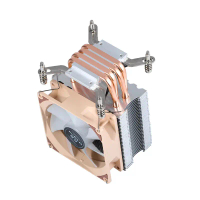พัดลมระบายความร้อน CPU, LGAX79 X99 2011 2099, การติดตั้งสากล, 4 ท่อทองแดง, เงียบ PWM, เคสโฮสต์คอมพิว