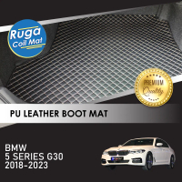 BMW 5 SERIES G30 (2018 - 2023) Karpet Bonet Kulit PU PREMIUM QUALITY PU Leather Boot Carpet Compatib