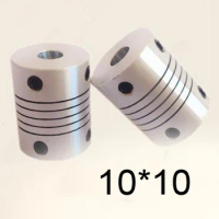 30pcs/lot 10x10 CNC Motor Jaw Shaft Coupler 10mm to 10mm 10 to 10 Flexible Coupling 20mm OD 25mm length (D20 L25)