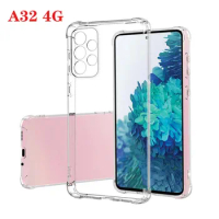 1.5MM Thick Air-Bag Clear Case For Samsung Galaxy A32 4G A 32 Shockproof Soft Silicone Transparent Phone Cover