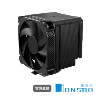 【JONSBO 喬思伯】HX6250 CPU散熱器(TDP:250W / 6年保 /德國暴力熊散熱膏/6導管/高度162mm)