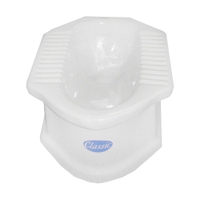 CW-01 ส้วมนั่งยองมีฐาน ขาว