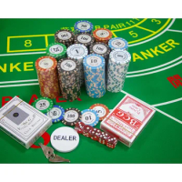Vietnam Factory Printing Gambling With Box Texas chips ABS Chips Custom Casino Ceramic Poker Chip
