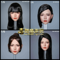 YMTOYS YMT059 1/6 植發女頭雕 柚 配12寸可動兵人偶 包膠女素體